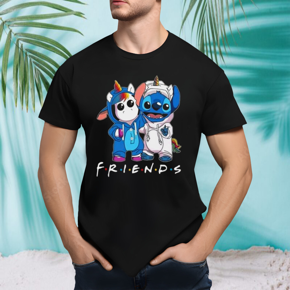 Stitch And Unicorn Friends For Life Disney T-shirt