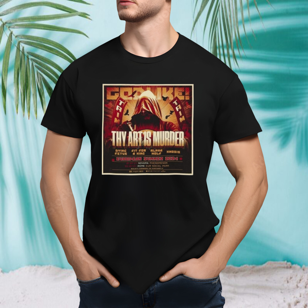 Thy Art Is Murder Tour 2024 T-shirt