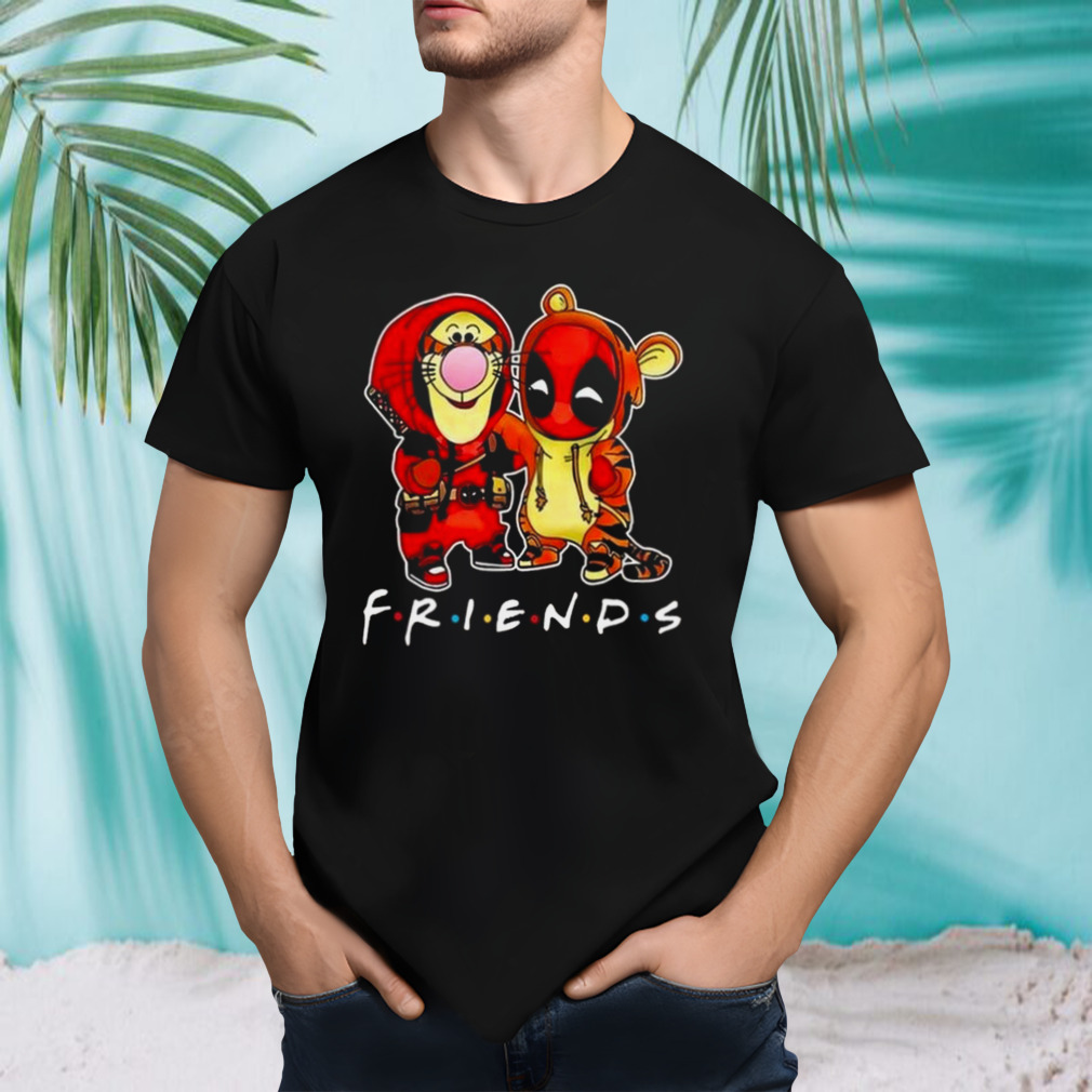 Winnie The Pooh Tigger And Deadpool Friends Disney T-shirt