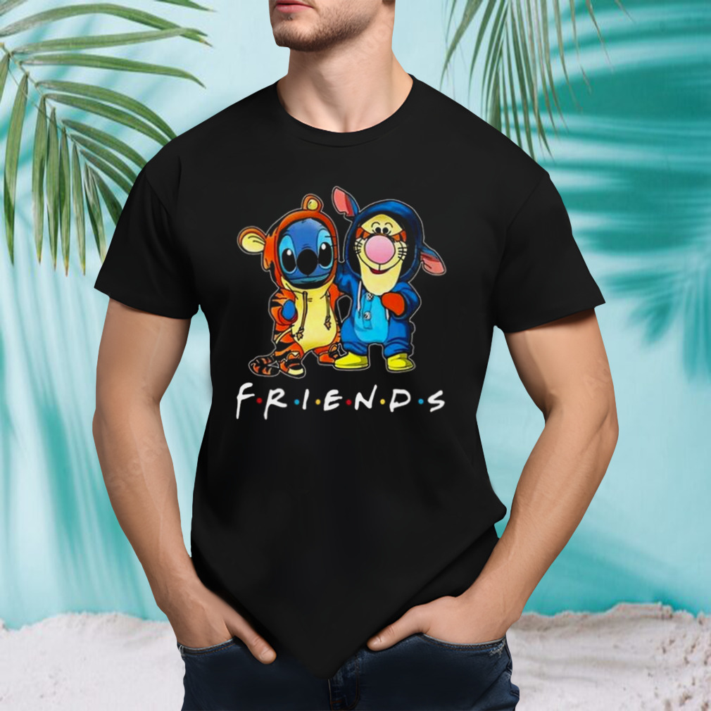 Winnie The Pooh Tigger And Stitch Friends Disney T-shirt