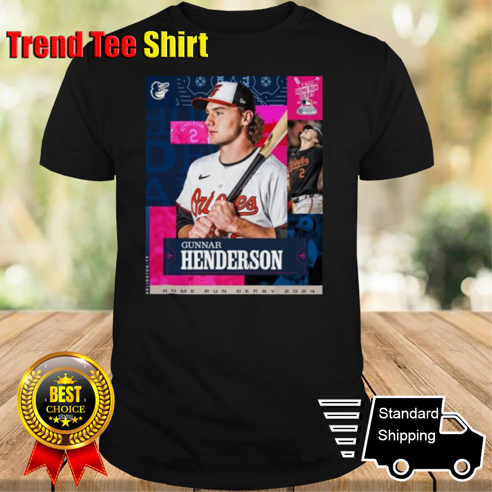 Gunnar Henderson Baltimore Orioles Home Run Derby 2024 Shirt