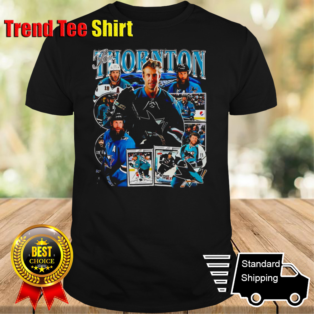 Joe Thornton San Jose Sharks Retro Hockey Jersey Shirt