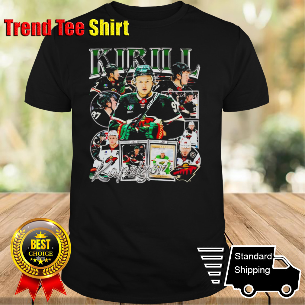 Kirill Kaprizov Wild Hockey Player Vintage Style Retro Shirt