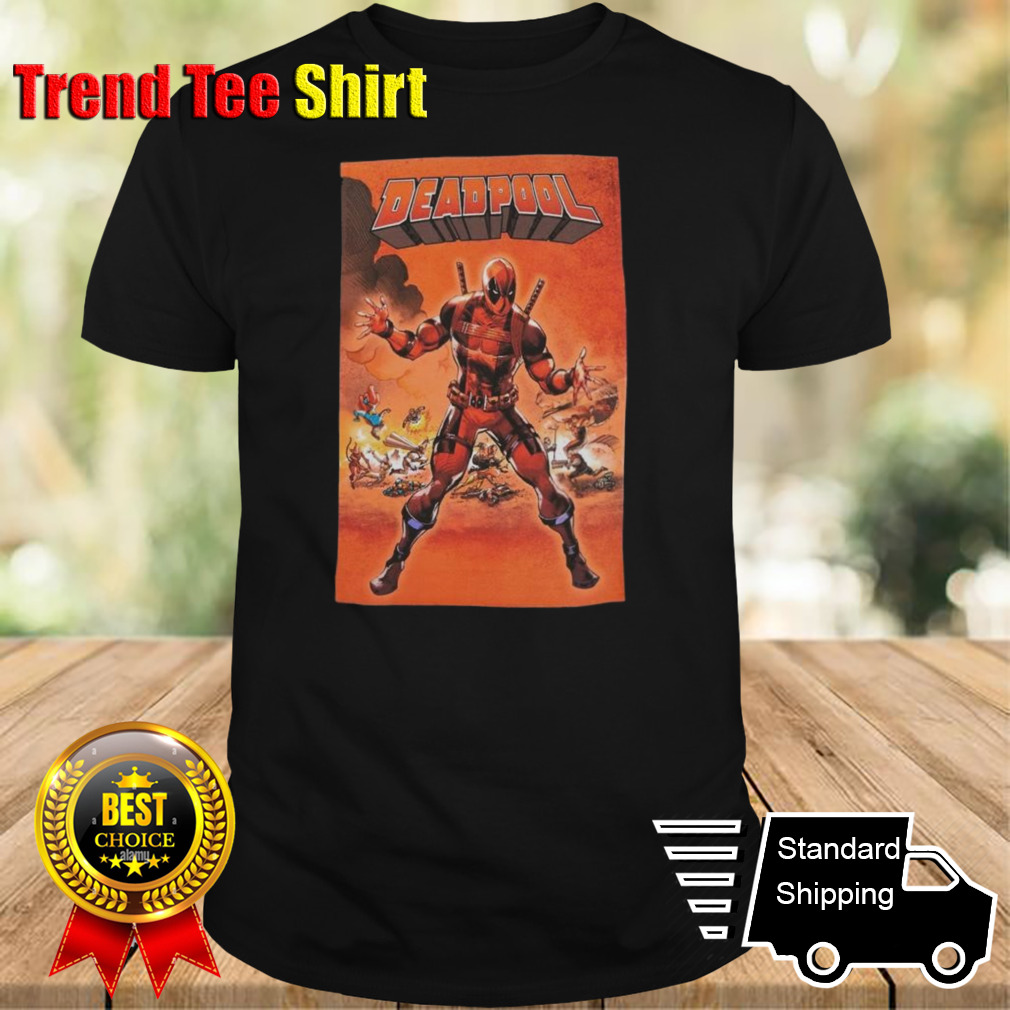 Marvel Deadpool Secret Wars Homage Comic Cover T-shirt