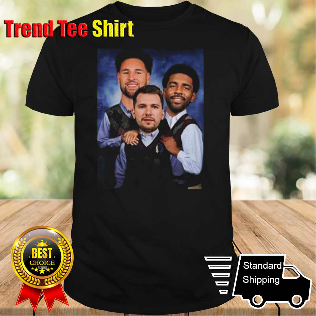 New Trio New Big 3 Luka Doncic Kyrie Irvin Klay Thompson Dallas Mavericks Vintage Unisex T Shirt