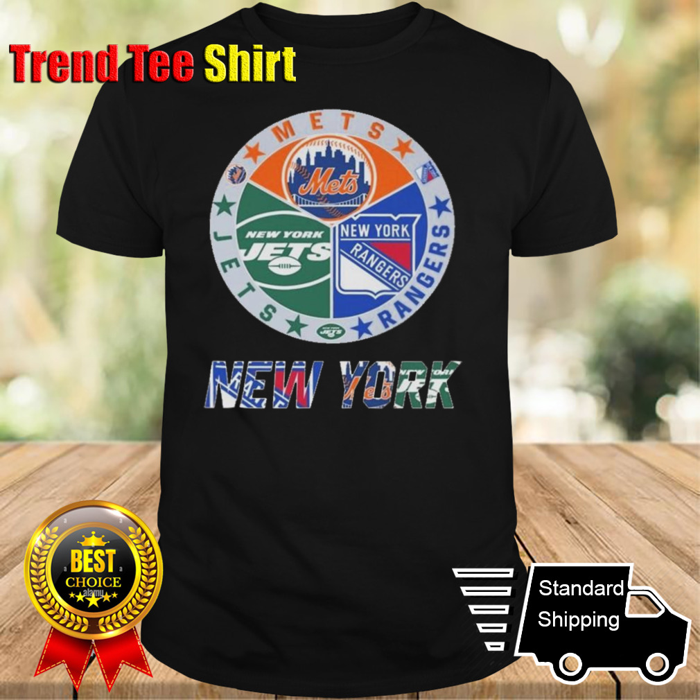 New York Mets New York Rangers New York Jets Sports City Fan Proud 2024 T-shirt