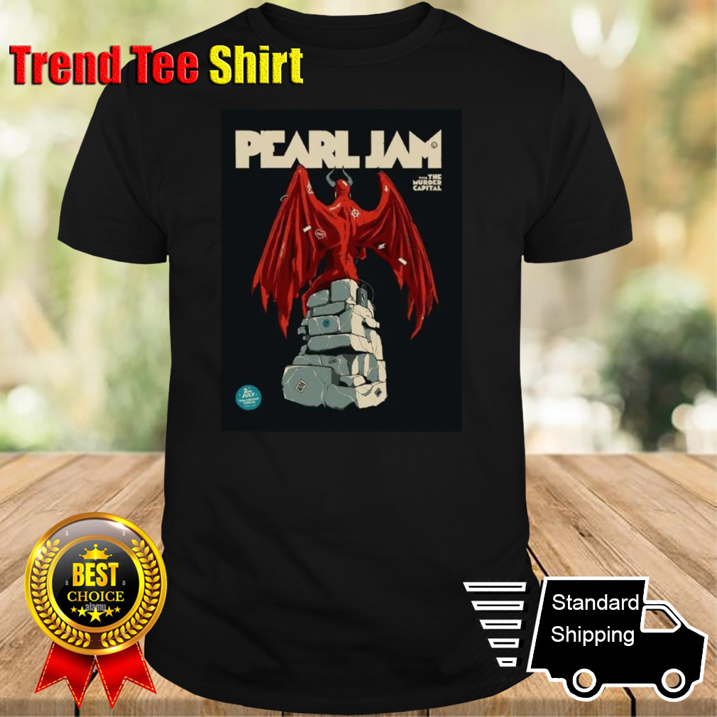 Pearl Jam With The Murder Capital Waldbuhne In Berlin On July 2 2024 Art By Rupet Gruber Shirt