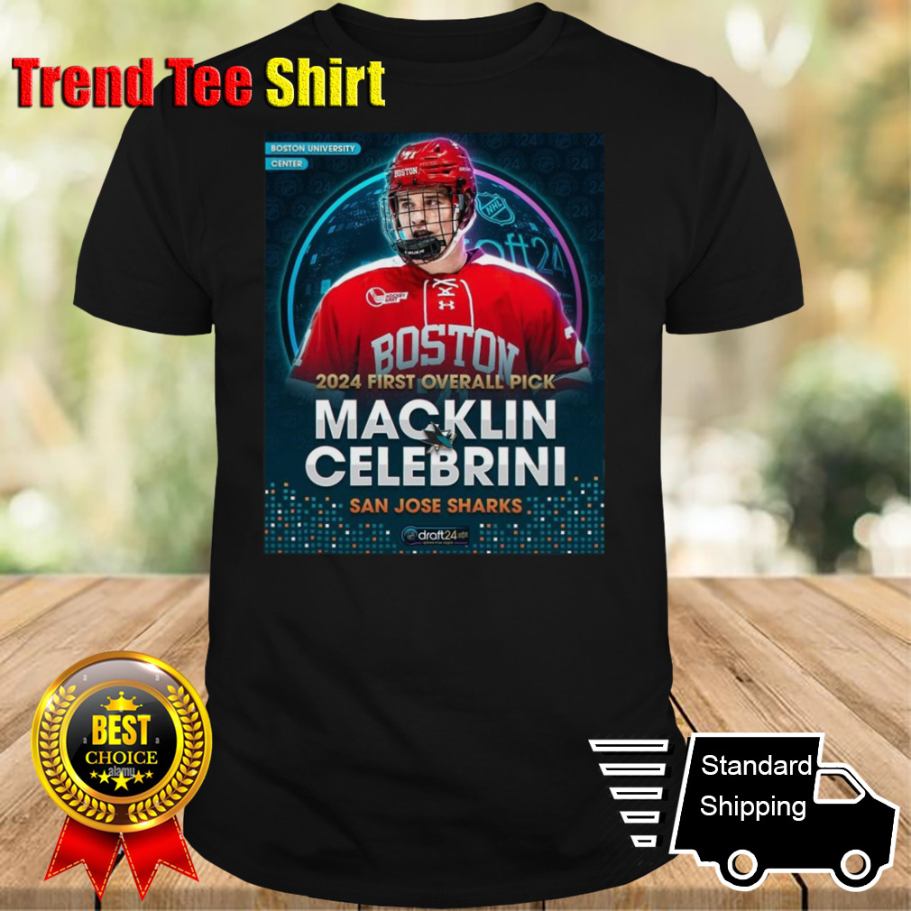 San Jose Sharks Select Forward Macklin Celebrini With The First Overall Selection In The NHL Draft 2024 Vintage T Shirt