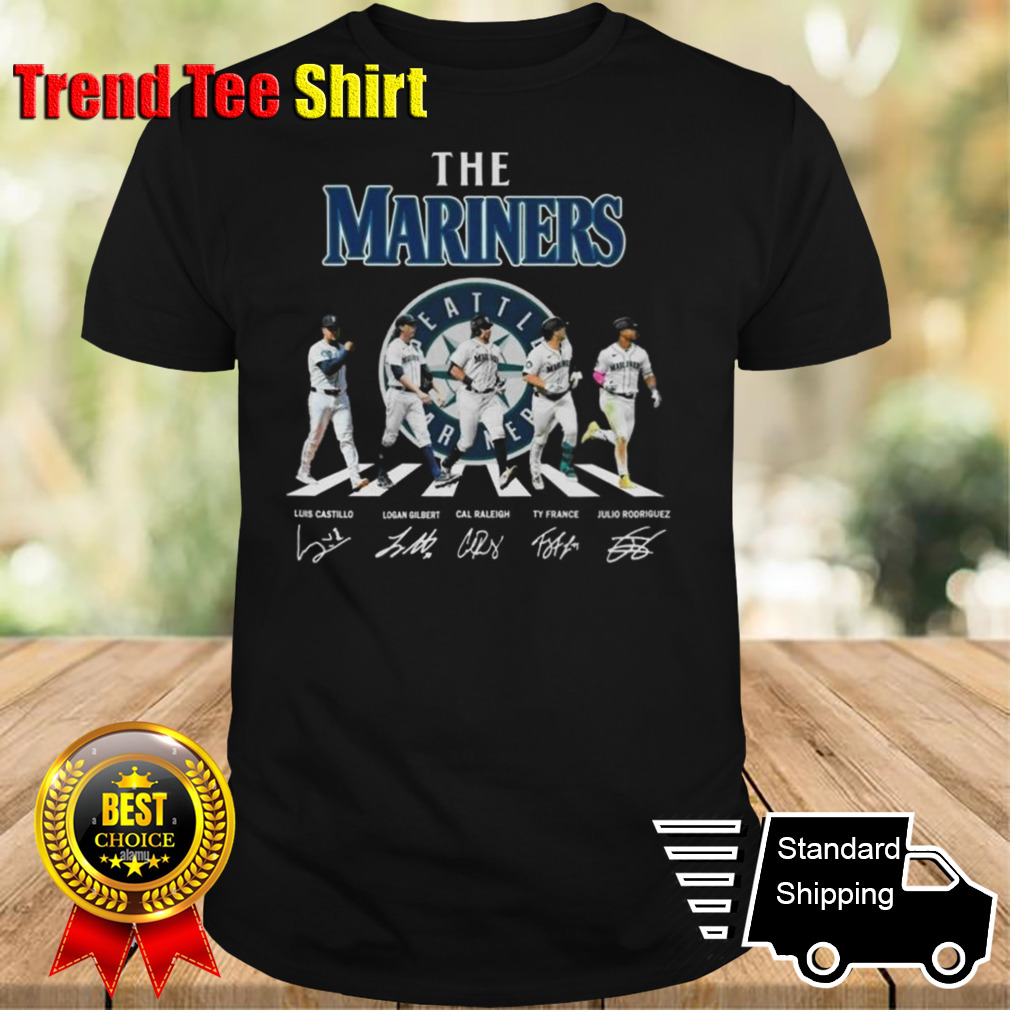 Seattle Mariners True Fan The Baseball Legends The Mariners Abbey Road Signatures T-shirt