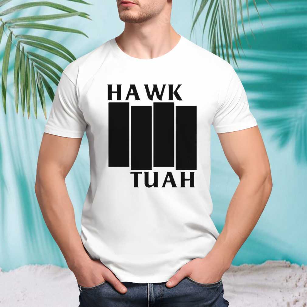 Hawk Tuah Black Flag shirt