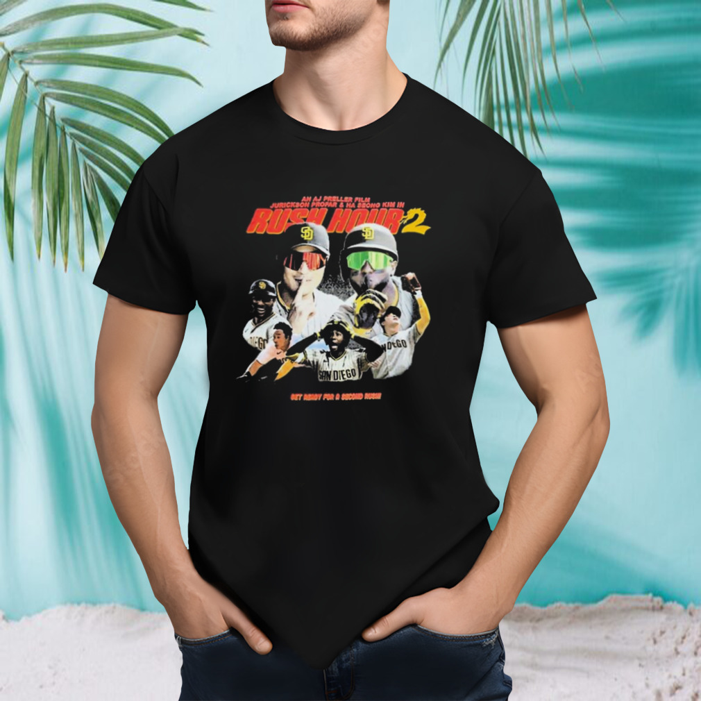 Jurickson Profar & Ha Seong Kim in Rush Hour 2 San Diego Shirt