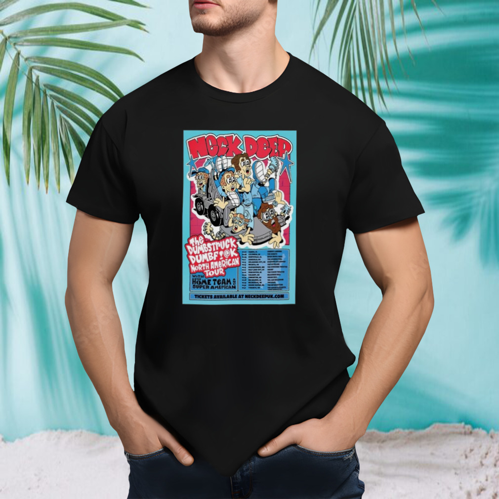 Neck Deep North American Tour 2024 Poster Shirt