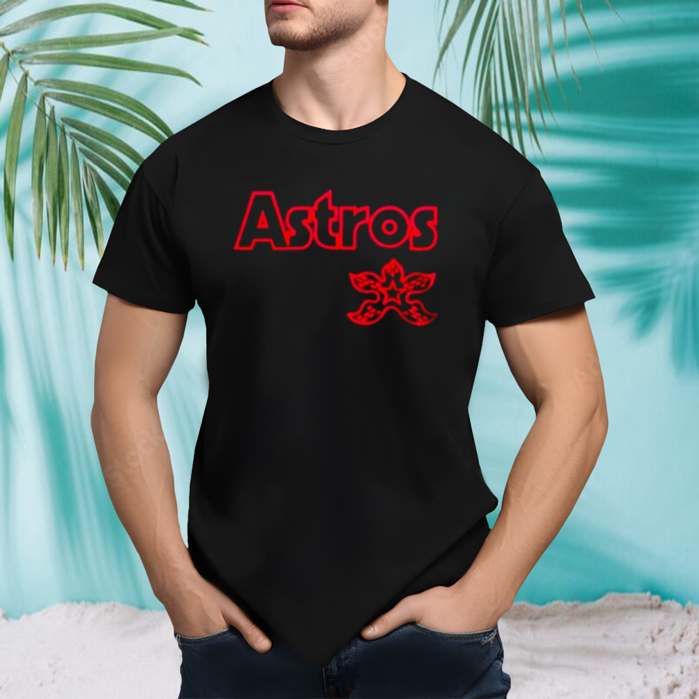 Stranger Things Night Astros 2024 T-shirt