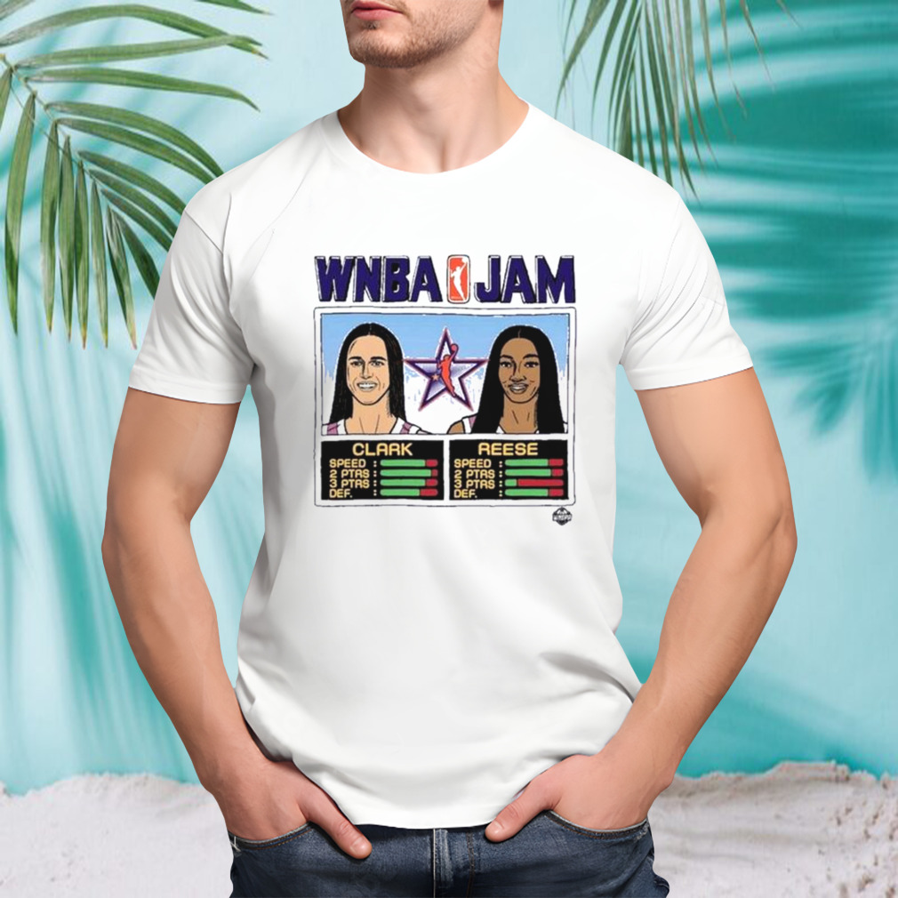 WNBA Jam Caitlin Clark and Angel Reese All-Star Game shirt