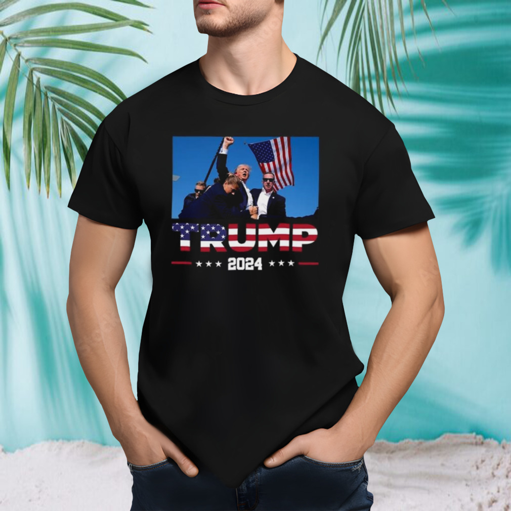 Donald Trump 2024 Survived Shot At Election Rally T-shirt