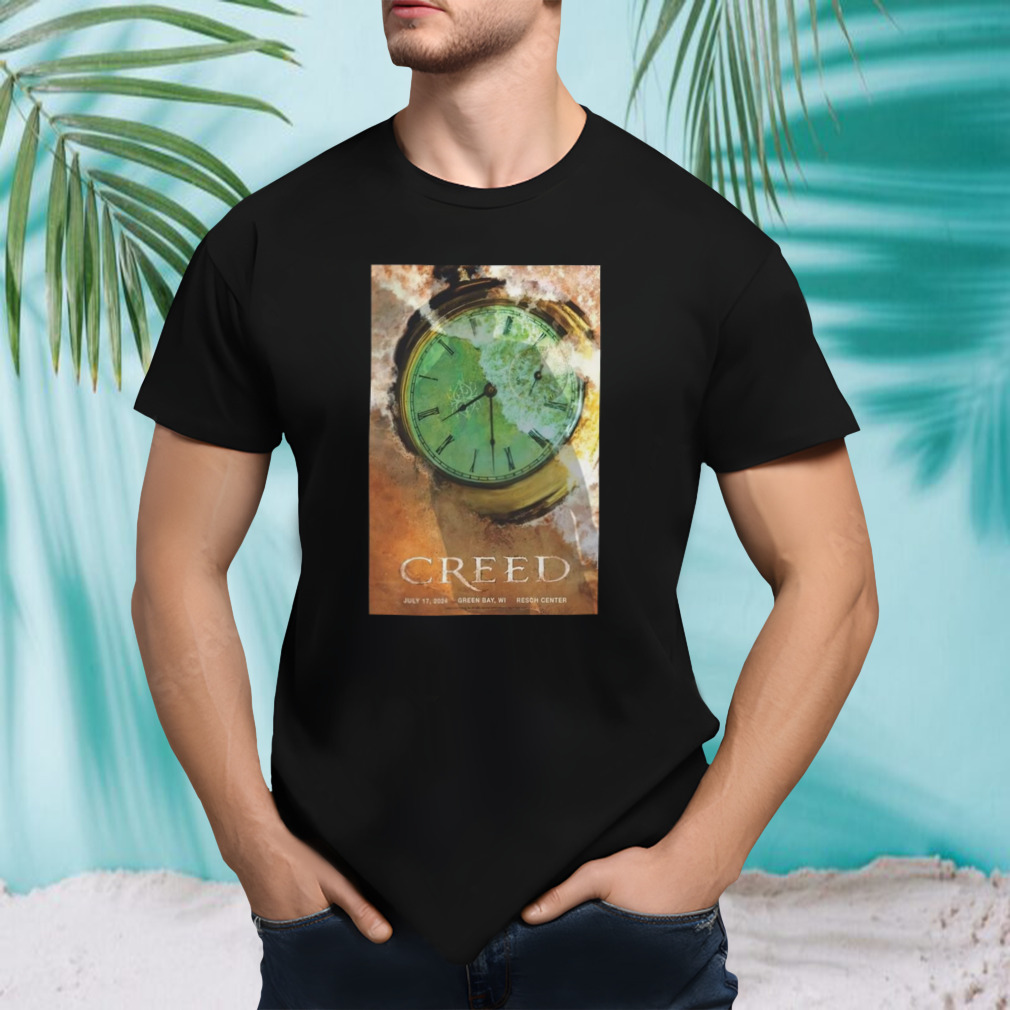 Creed Green Bay Resch Center 07 17 2024 Poster Shirt