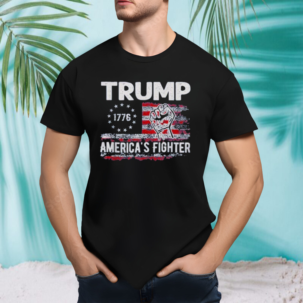 Trump AmericaS Fighter President Donald Trump Usa Flag T-Shirt