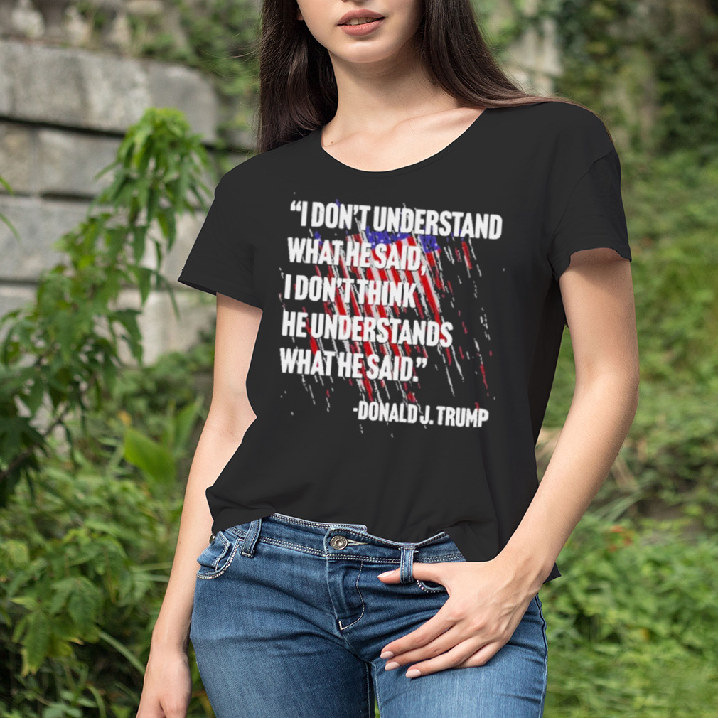Trump Biden Presidential Debate 2024 Funny Quote T-Shirt