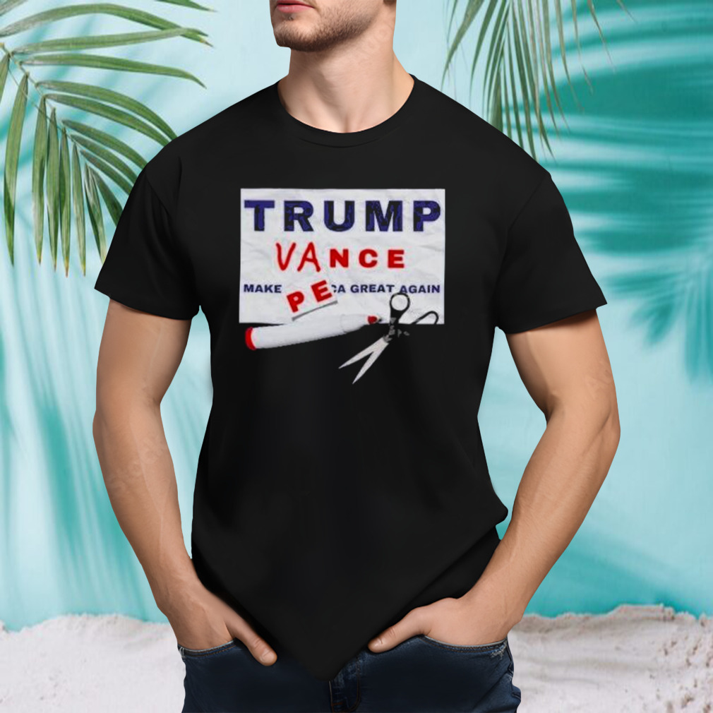 Trump Changes Pence For Vance Make America Great Again shirt