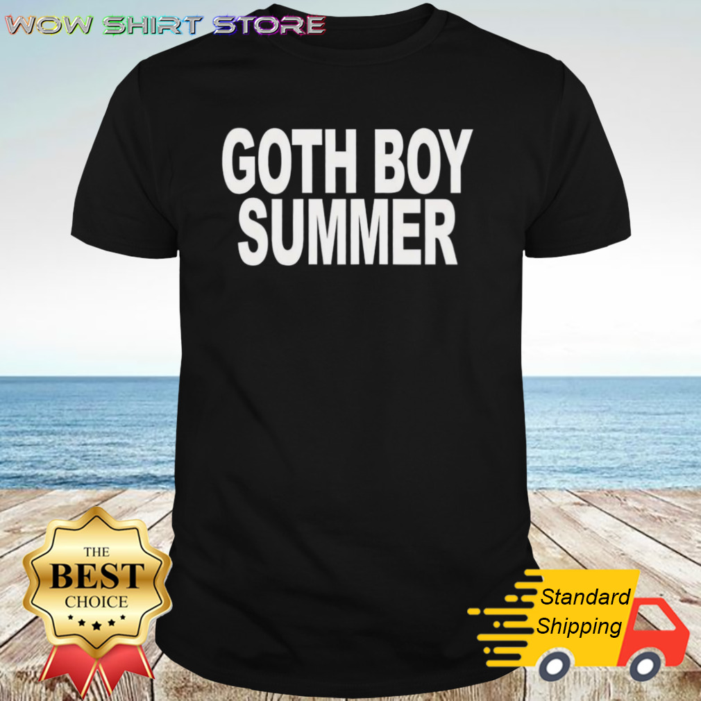 Dj Goth Wearing Goth Boy Summer Shirt