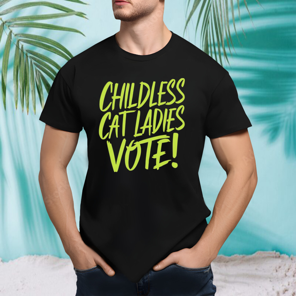 Alex Cole Childless Cat Ladies Vote Kamala Shirt