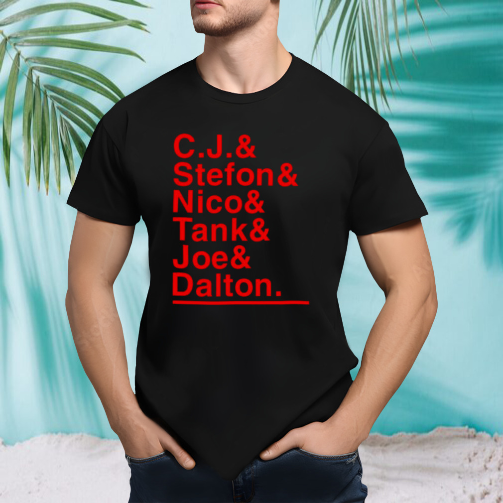 CJ Stefon Nico Tank Joe Dalton Shirt