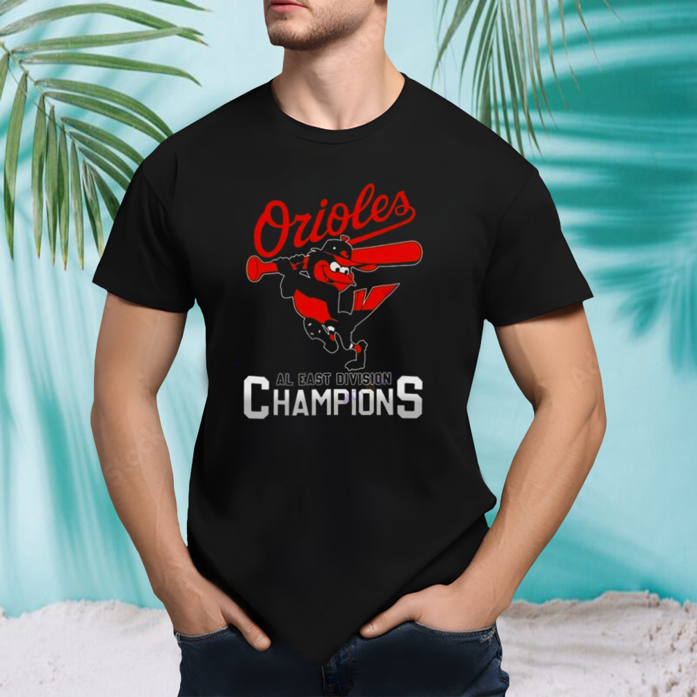Baltimore Orioles Al East Division Champions Mascot T-shirt