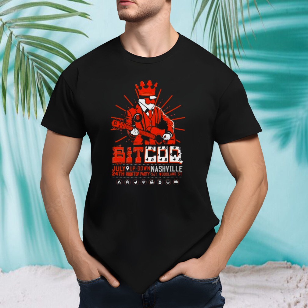 Bitcoq Up Down Rooftop Party 2024 Shirt