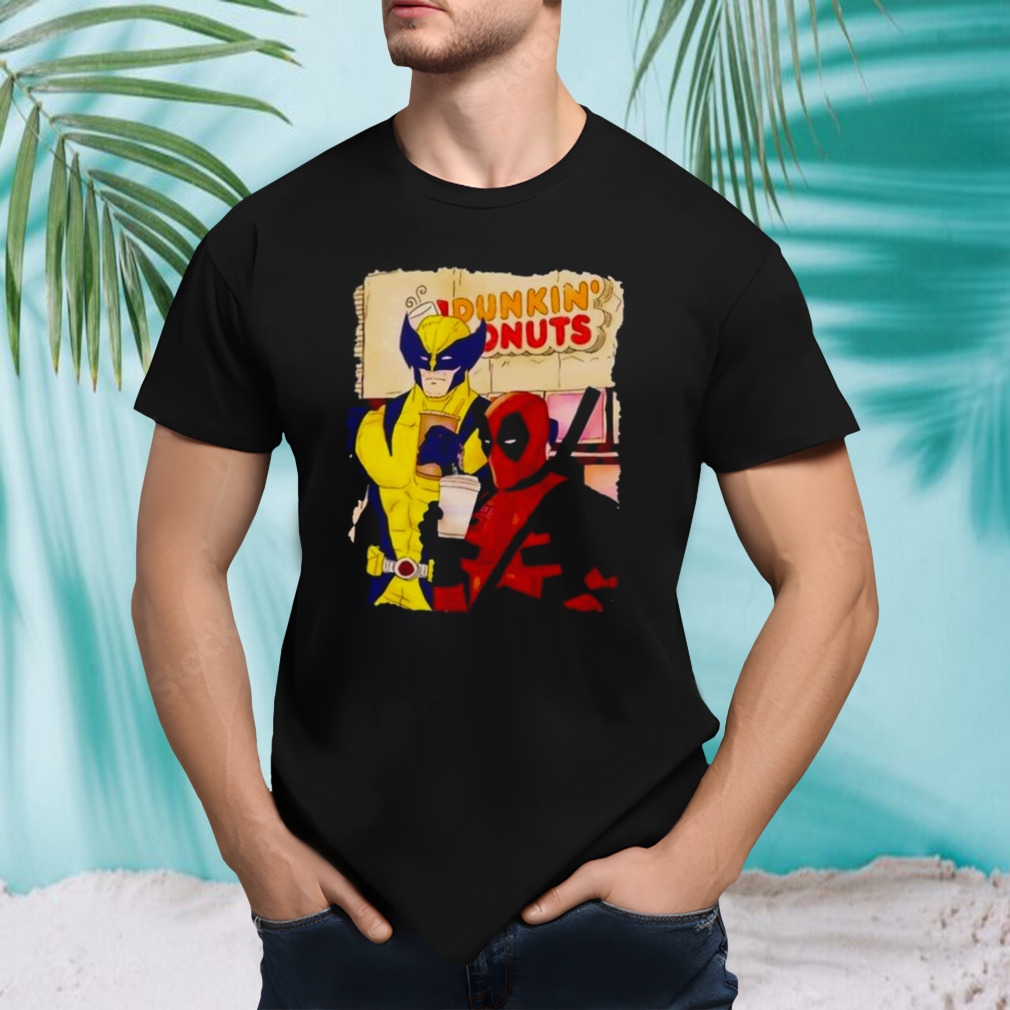 Deadpool And Wolverine Dunkin Donuts T-shirt