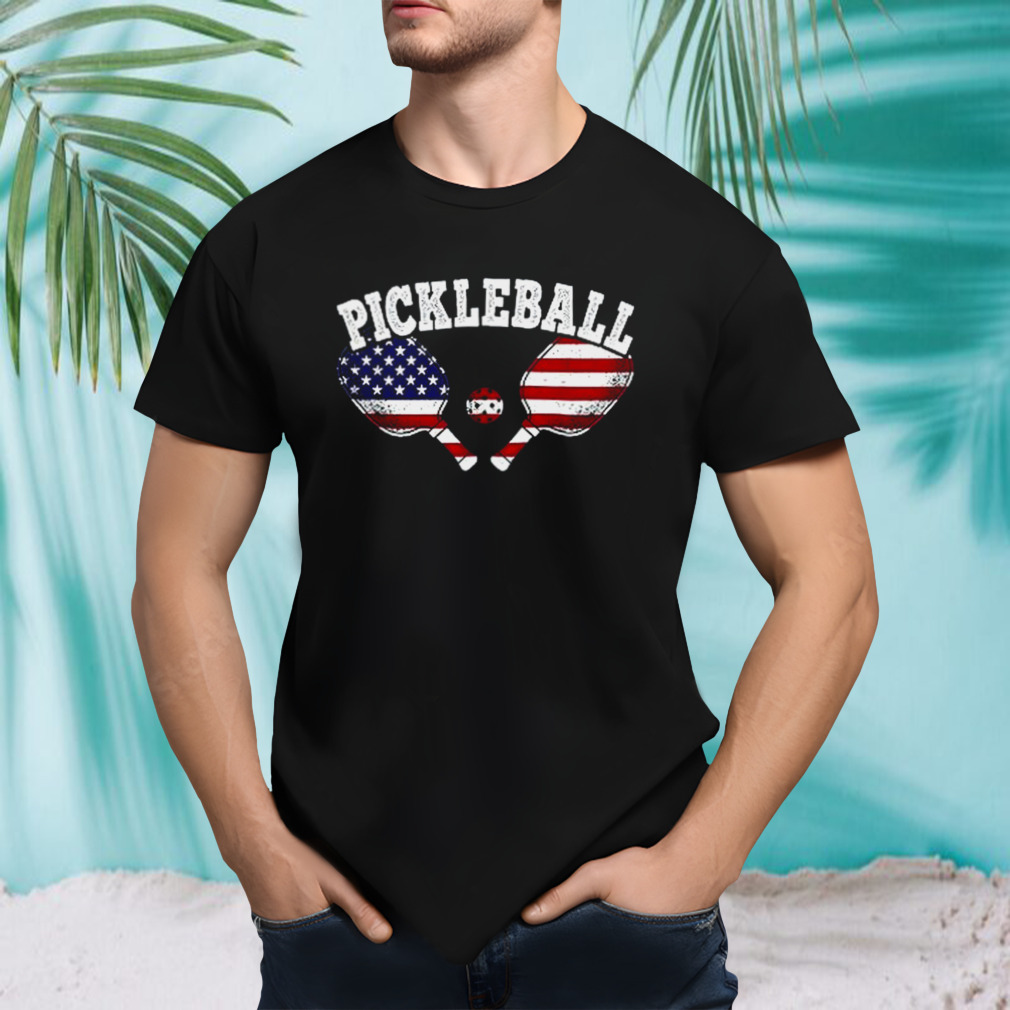 Us Flag Pickleball Player Vintage shirt