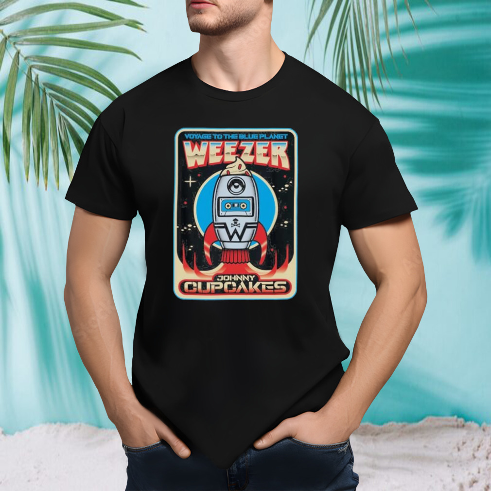 Voyage To The Blue Planet Weezer Johnny Cupcakes Shirt