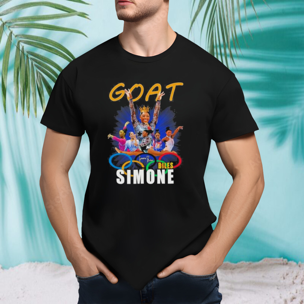 Official GOAT Simone Biles Gymnastics Olympic Paris 2024 Shirt